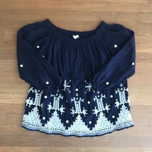 Joie Kristine Top in Dark Navy XS